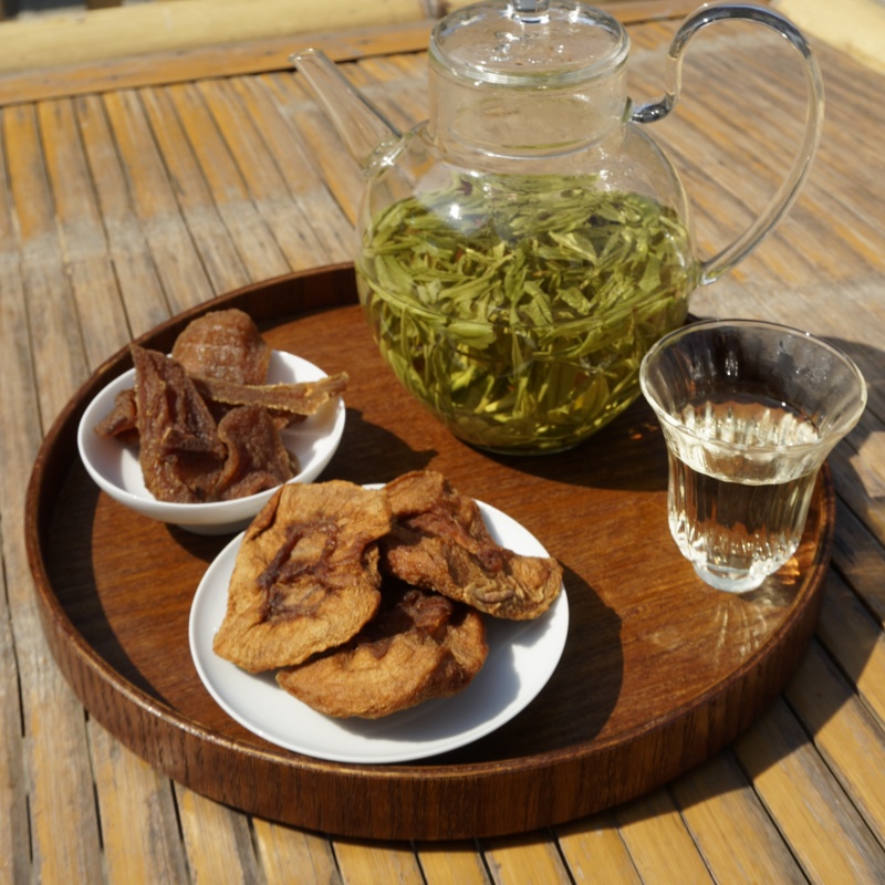 【第二批现货】茶食·王屋山苹果干 灭雪苹果特有甜蜜 质朴日晒三蒸三晒 中原风味自然味道 不添加 100gx2袋（河南济源中通发货）