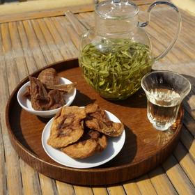 【第二批现货】茶食·王屋山苹果干 灭雪苹果特有甜蜜 质朴日晒三蒸三晒 中原风味自然味道 不添加 100gx2袋（河南济源中通发货）