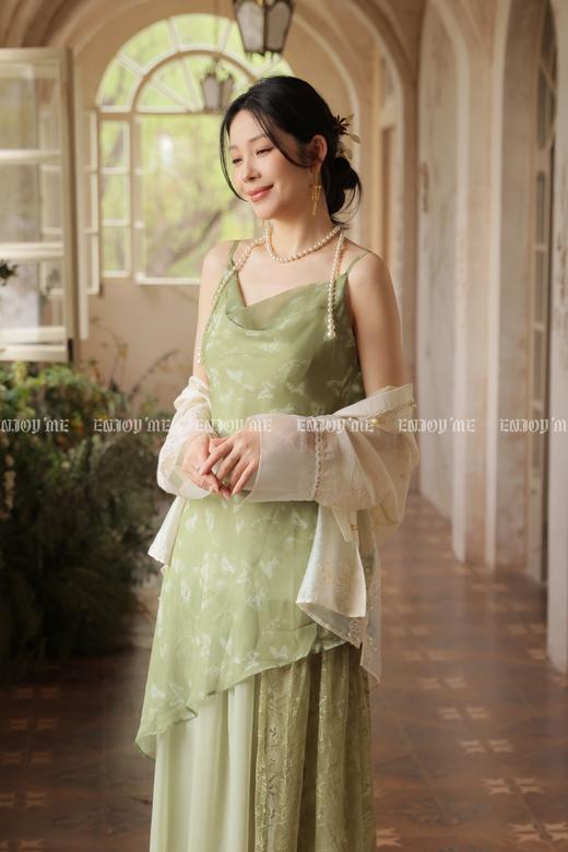 【门店同款】ENJOY夏季“游园戏梦”春山蝶影吊带裙 171143452 商品图4