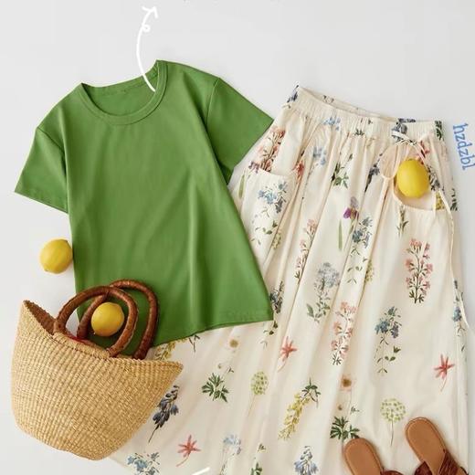 ACME牛油果绿T恤 | 230g双面精梳棉面料，定染牛油果色，藏肉显瘦巨显白 商品图3