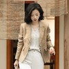 西子/名门西装亚麻金葱老钱风翻领西装外套/WTTJ0707 商品缩略图1