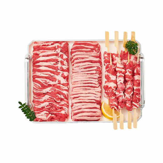 MM 山姆 澳洲羊肉烧烤拼盘700g+赠和风柚子醋风味蘸料70g、麻酱风味料汁20g、烧烤干撒料10g 商品图1