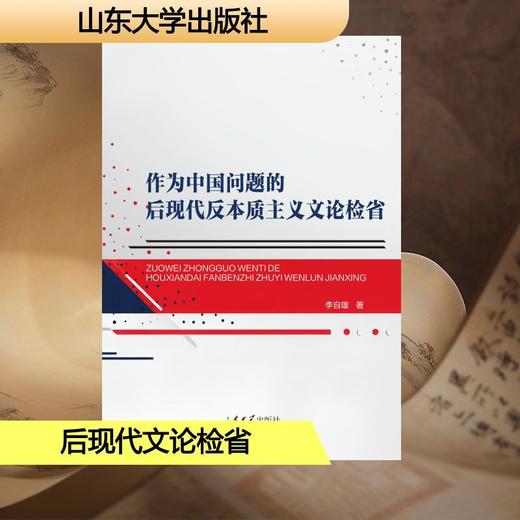 作为中国问题的后现代反本质主义文论检省 商品图0