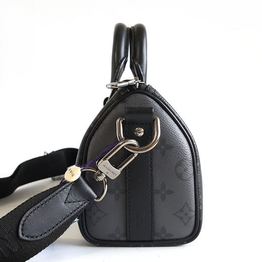 【95新】LV路易威登M46271黑武士黑老花keepall 25手提单肩包中性款100426HS31 商品图2