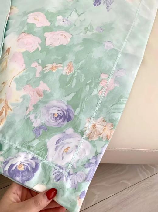 浪莎艾草水洗凉感丝空调被四件套 | 凉而不冰， 轻柔透气， 还自带艾草清香 商品图5