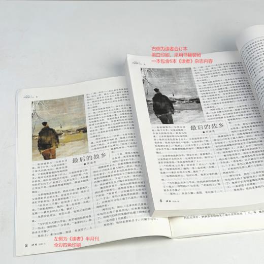 【现货】读者2026春季卷合订本（内含1-6期读者杂志内容） 读者创刊45周年 黑白印刷 性价比高 书籍装帧 读者文摘美文 商品图2