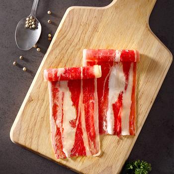 1号会员店（One's Member） 澳洲原切牛肉卷 肥牛卷 火锅食材 烧烤食材 牛肉生鲜 净重1斤 商品图3