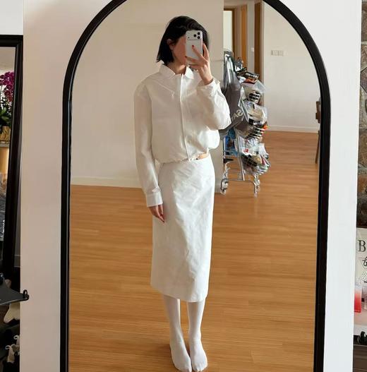 ROMI STUDIO“无界白”极简主义利落高级感衬衫半裙套装 RWDSWG3136 商品图0