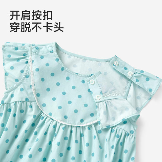 【女宝连体衣】英氏夏季女宝宝外出爬服婴儿舒适休闲连体衣 商品图2