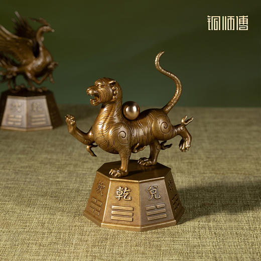 铜师傅《青龙》《白虎》《朱雀》《玄武》青铜摆件 家居装饰品 商品图1