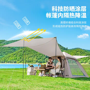 探险者（TAN XIAN ZHE）帐篷户外全自动天幕帐篷一体式速开折叠帐野餐露营装备 商品图2