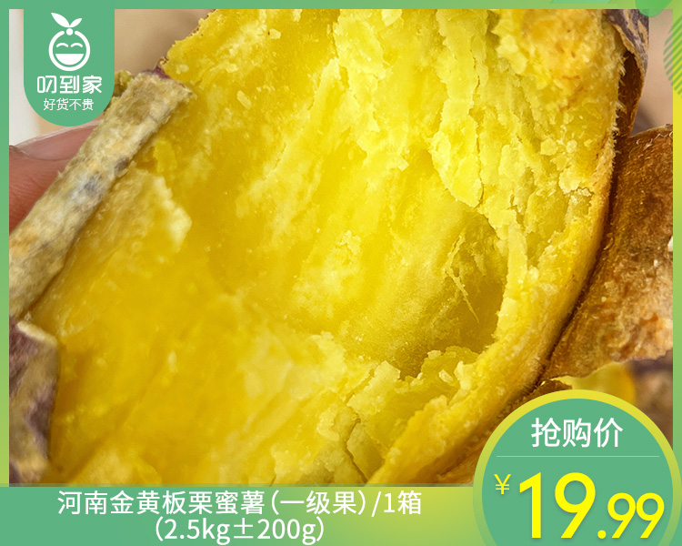 湖北金黄板栗蜜薯（一级果）/1箱（2.5kg±200g）