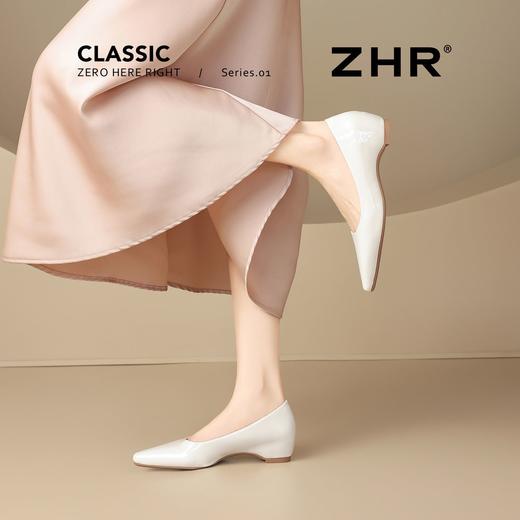 ZHR则则法式优雅气质简约浅口单鞋2026新款轻便舒适通勤工作女鞋 商品图2