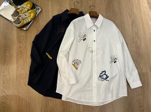 【门店同款】ENJOY春季趣味刺绣长袖衬衫 170551868 商品图4