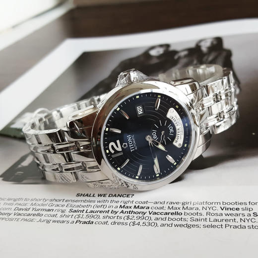 【99新】TITONI 梅花83688 S-296天文台认证自动机械机芯日期显示40MM（男款）Master Series大师系列精钢180426NJ20 商品图5