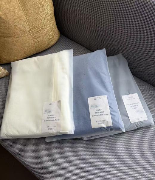 纯元！出口订单！Z品织田西川超大超厚纯棉浴巾～ 商品图2