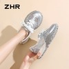 ZHR则则绣花蕾丝网面透气德训鞋阿甘鞋2026夏季新款运动休闲鞋女 商品缩略图6