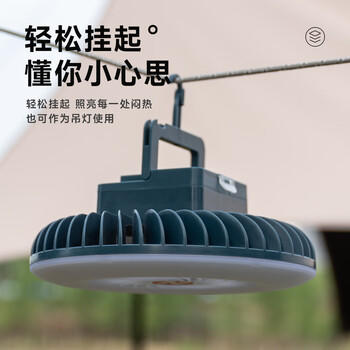 探险者（TAN XIAN ZHE）露营灯户外多功能灯扇帐篷灯户外照明便捷式充电挂灯 商品图5