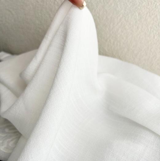 （3-5天发货）Five-apc重工刺绣亚麻棉白衬衫，穿出自由恣意腔调，万针浮雕刺绣，低调中透着华丽感 商品图9