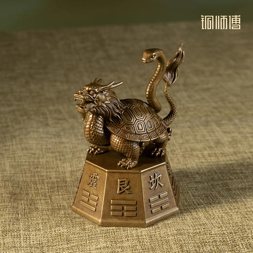 铜师傅《青龙》《白虎》《朱雀》《玄武》青铜摆件 家居装饰品 商品图3