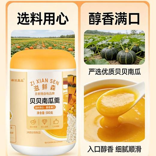 五合滋鲜森500g贝贝南瓜羹 商品图1
