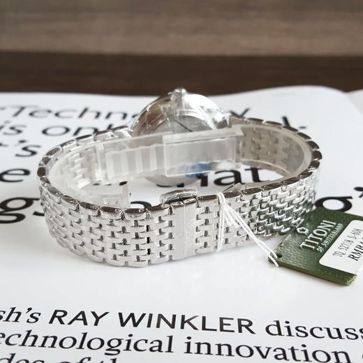 【全新】TITONI 梅花TQ 52718 S-608石英机芯37MM（男款）纤薄系列精钢160426NJ54 商品图6