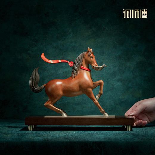 铜师傅 陕西历史博物馆系列《盛世华章 · 舞马献瑞铜摆件》摆件 商品图4