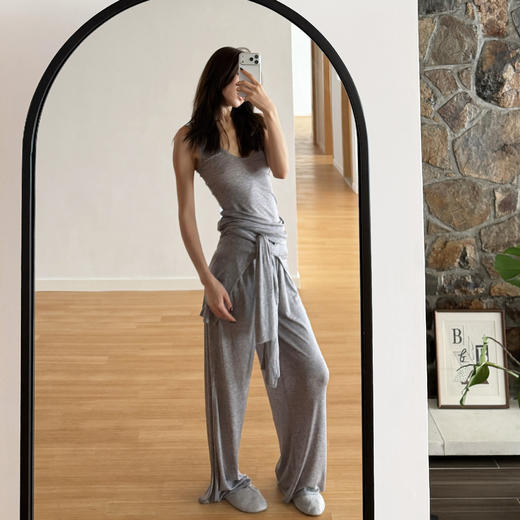 ROMI STUDIO澳洲美丽诺羊毛莱赛尔混纺舒适松弛三件套RWDSSD1838 商品图0