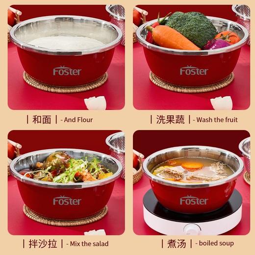 浮士德 悍将双星淘洗组合 MS-109 洗菜盆沥水篮套装 商品图2