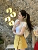 韩国单~不规则阔腿裙裤刺绣休闲短裤 商品缩略图0