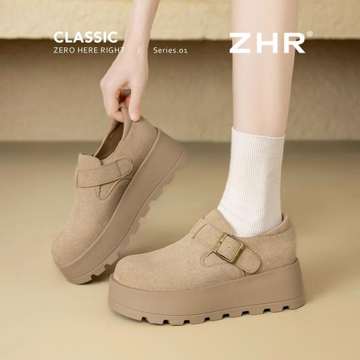 ZHR则则【增高5.5CM】百搭厚底勃肯鞋2026新款轻便休闲鞋舒适女鞋 商品图5