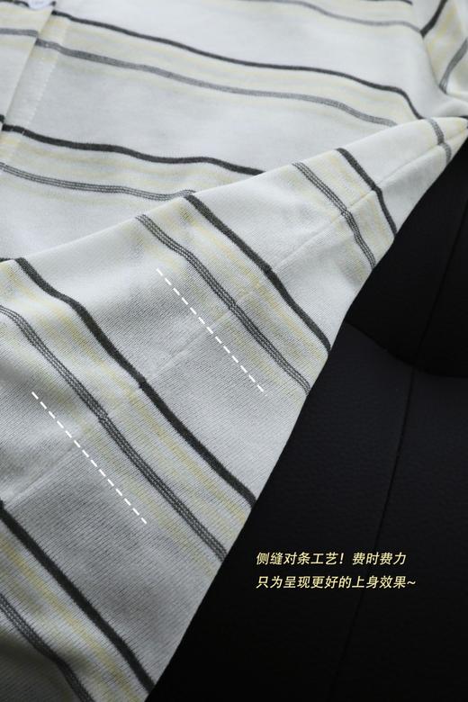 简约宽松条纹吊带背心+休闲长袖针织开衫两件套 商品图12