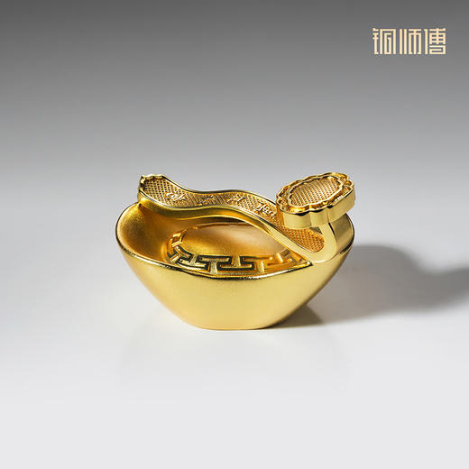 铜师傅《一锭如意》上新了故宫联名 元宝如意摆件家居开业礼品 商品图1