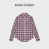 ROMI STUDIO“格纹经典”超细长绒棉空气感色织开襟衬衫 RWCSSG7505 商品缩略图0