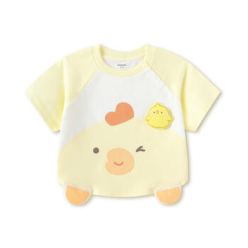 巴拉巴拉【balaOne】童装宝宝短袖t恤婴儿上衣2026夏季时尚萌 商品图1