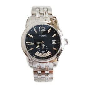 【全新】TITONI 梅花83688 S-296天文台认证自动机械机芯日期显示40MM（男款）Master Series大师系列精钢180426NJ20