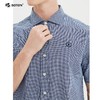 波顿衫男士夏季亚麻短袖衬衫简约休闲透气上衣MS837219 商品缩略图4