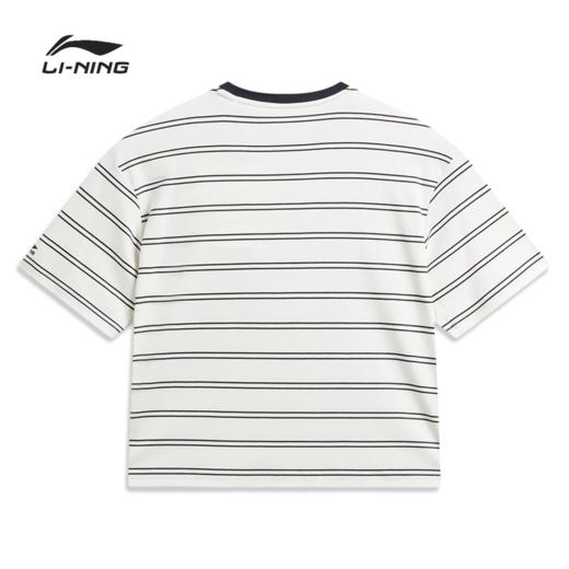 李宁女子宽松短袖文化衫AHSW218 商品图4
