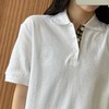 bur巴宝莉橡树叶徽章刺绣珠地网眼布棉质 Polo 衫 商品缩略图8