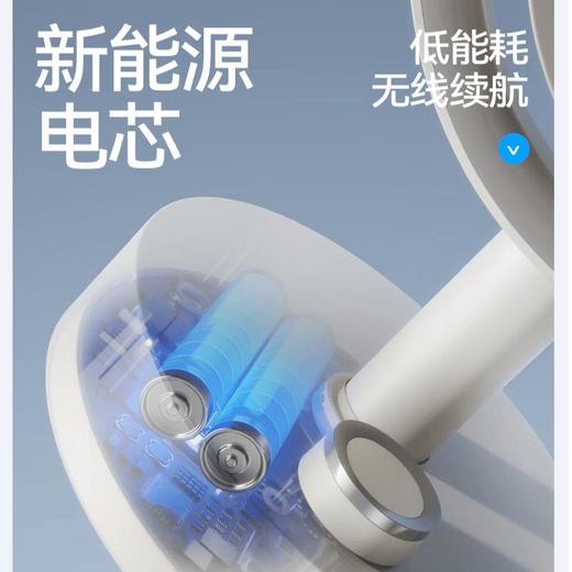 向物桌面风扇-Air11月光白 商品图5
