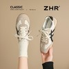 ZHR头层牛皮德训鞋女2026春季超软小白鞋女轻便平底休闲鞋阿甘鞋 商品缩略图6