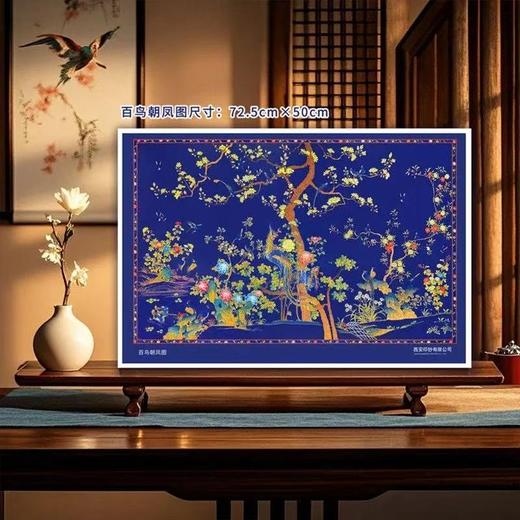 【西安印钞】百鸟朝凤纪念券荧光画大炮筒  可做装饰画 国家印钞厂 官方出品 商品图9