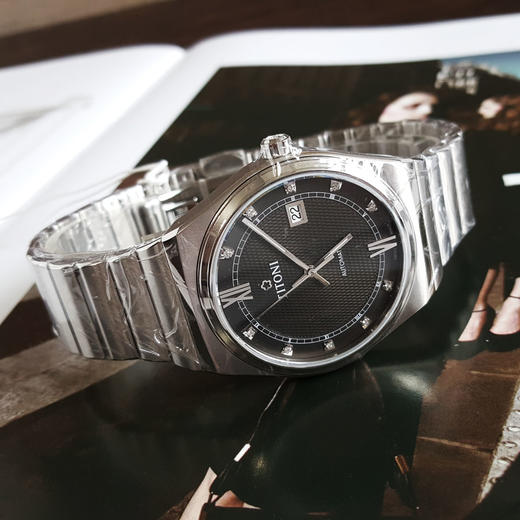 【全新】TITONI 梅花83751 S-630自动机械机芯日期显示39.5MM（男款）Impetus Classic系列精钢180426NJ04 商品图4