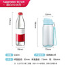 特百惠（Tupperware）乐趣550ml塑料杯男女士学生运动水杯子大容量泡茶杯 柔蜜粉 商品缩略图0
