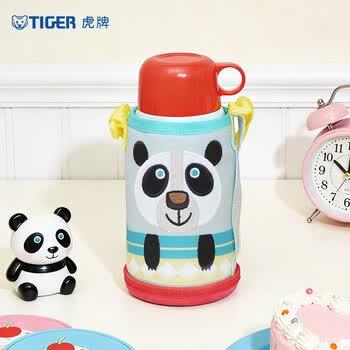 虎牌（TIGER）【京东限定】大熊猫儿童保温杯学生吸管水杯一杯双盖 商品图4