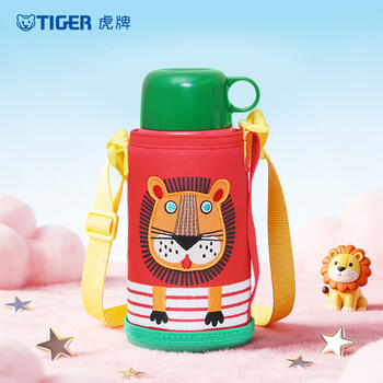 虎牌（TIGER）【京东限定】小狮子儿童保温杯学生吸管水杯一杯双盖 商品图6