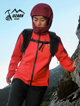 OZARK奥索卡26春夏新品冲锋衣3L户外运动防风防水耐磨DX登山服女OAGWG2610304