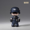 铜师傅《长安卫萌警系列》工位办公桌创意摆件 潮玩手办铜摆件 商品缩略图1