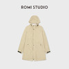 ROMI STUDIO“雨天神器”抽绳式连帽插肩袖长款雨衣风衣 RWCWW97310 商品缩略图0