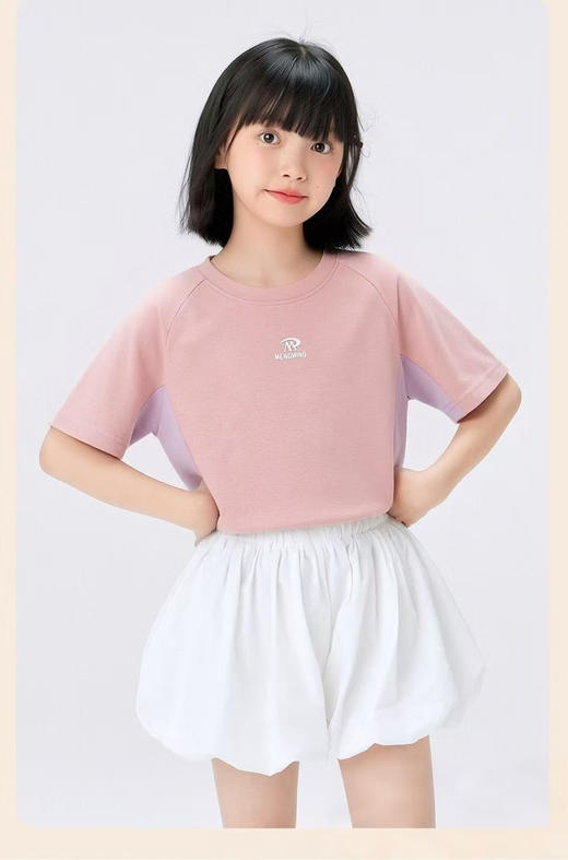 Amilife宣纸拼接炫彩短袖 商品图2